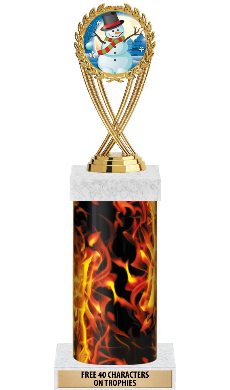 14" INFERNO-GD FIG/SQUARE