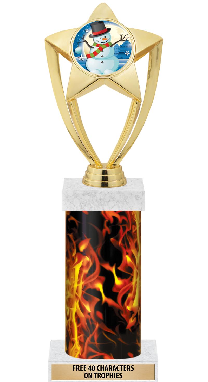 14" INFERNO-GD FIG/SQUARE