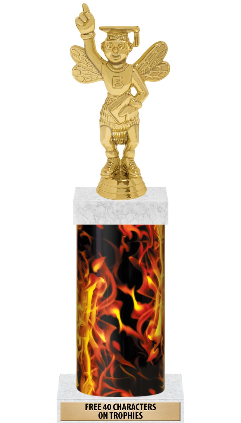 14" INFERNO-GD FIG/SQUARE