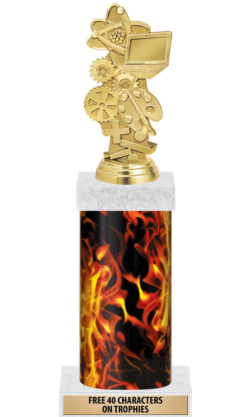 14" INFERNO-GD FIG/SQUARE