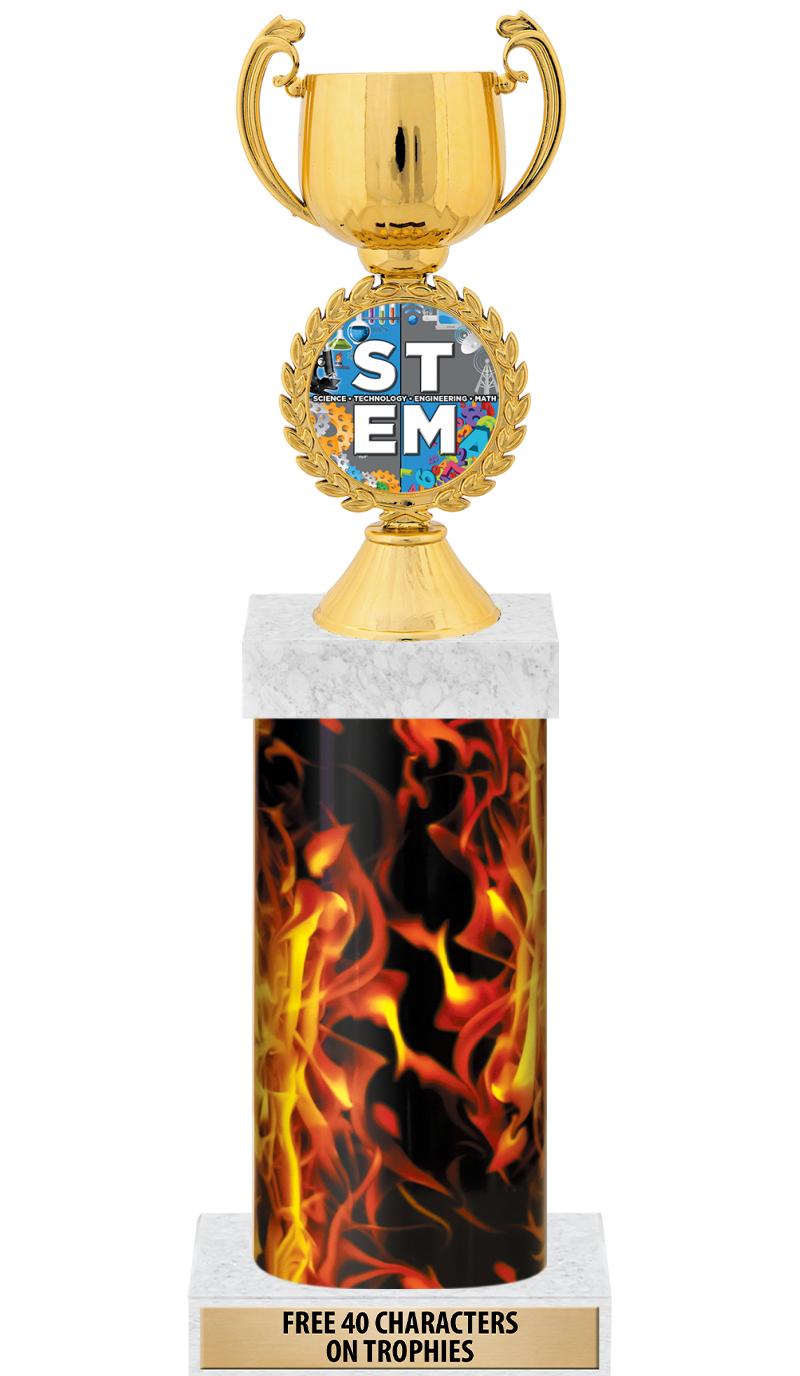 14" INFERNO-GD FIG/SQUARE