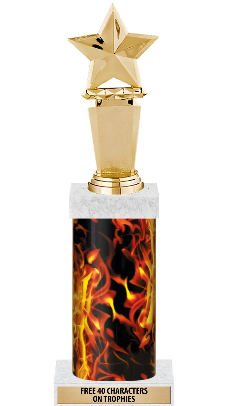 14" INFERNO-GD FIG/SQUARE