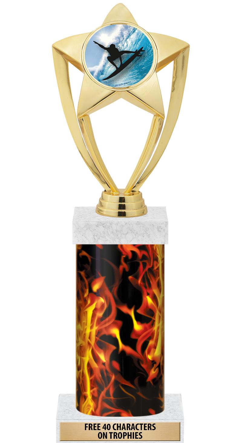 14" INFERNO-GD FIG/SQUARE