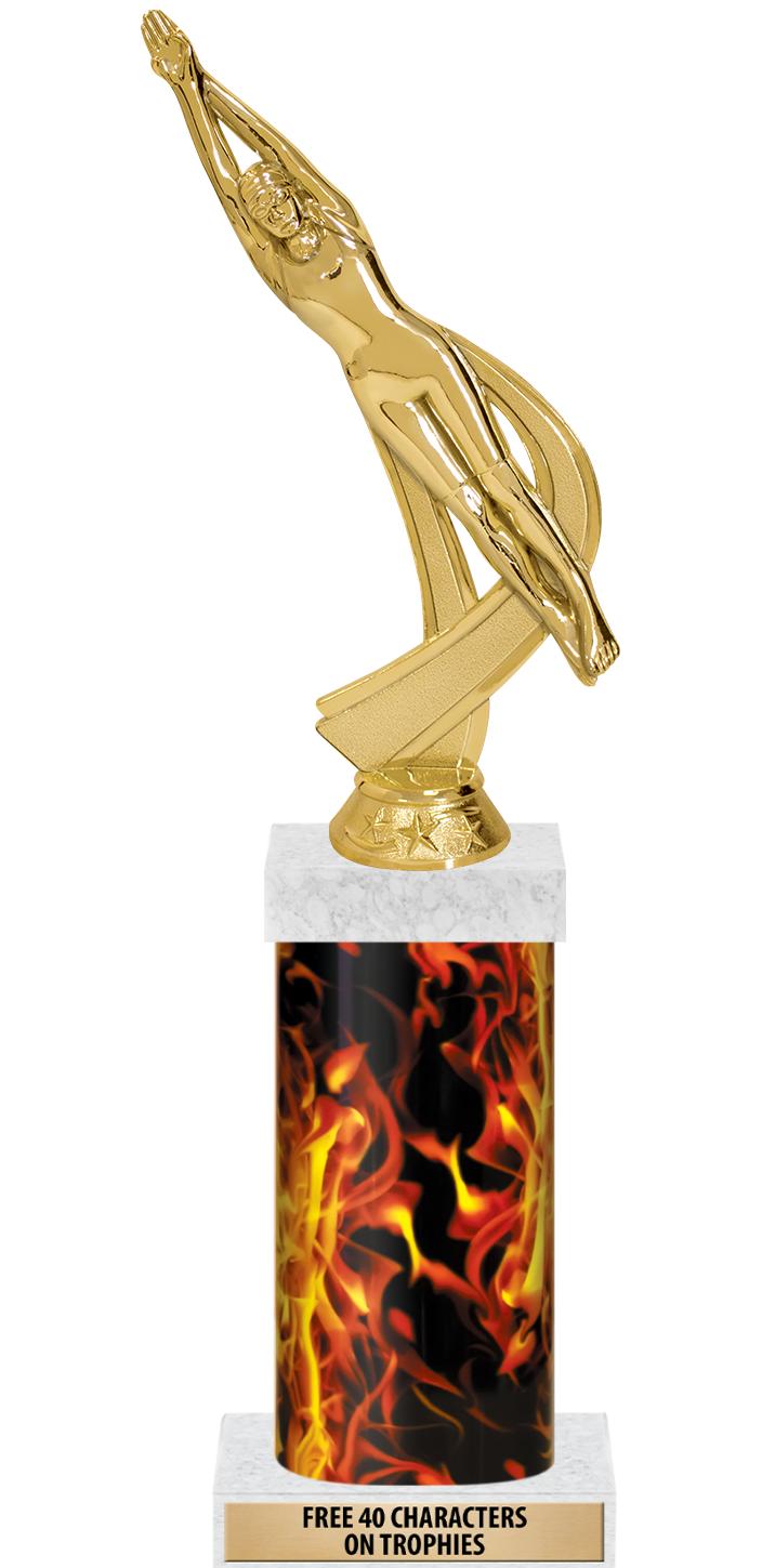 14" INFERNO-GD FIG/SQUARE