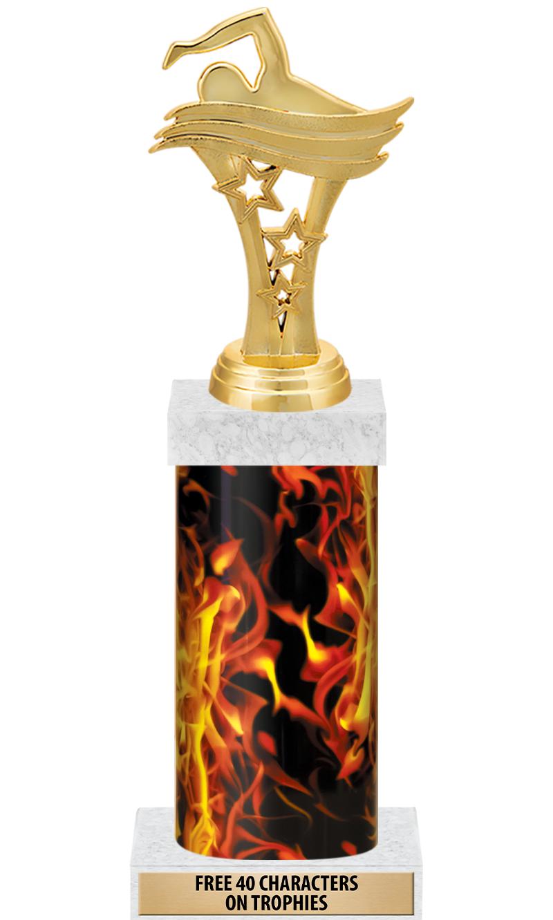 14" INFERNO-GD FIG/SQUARE