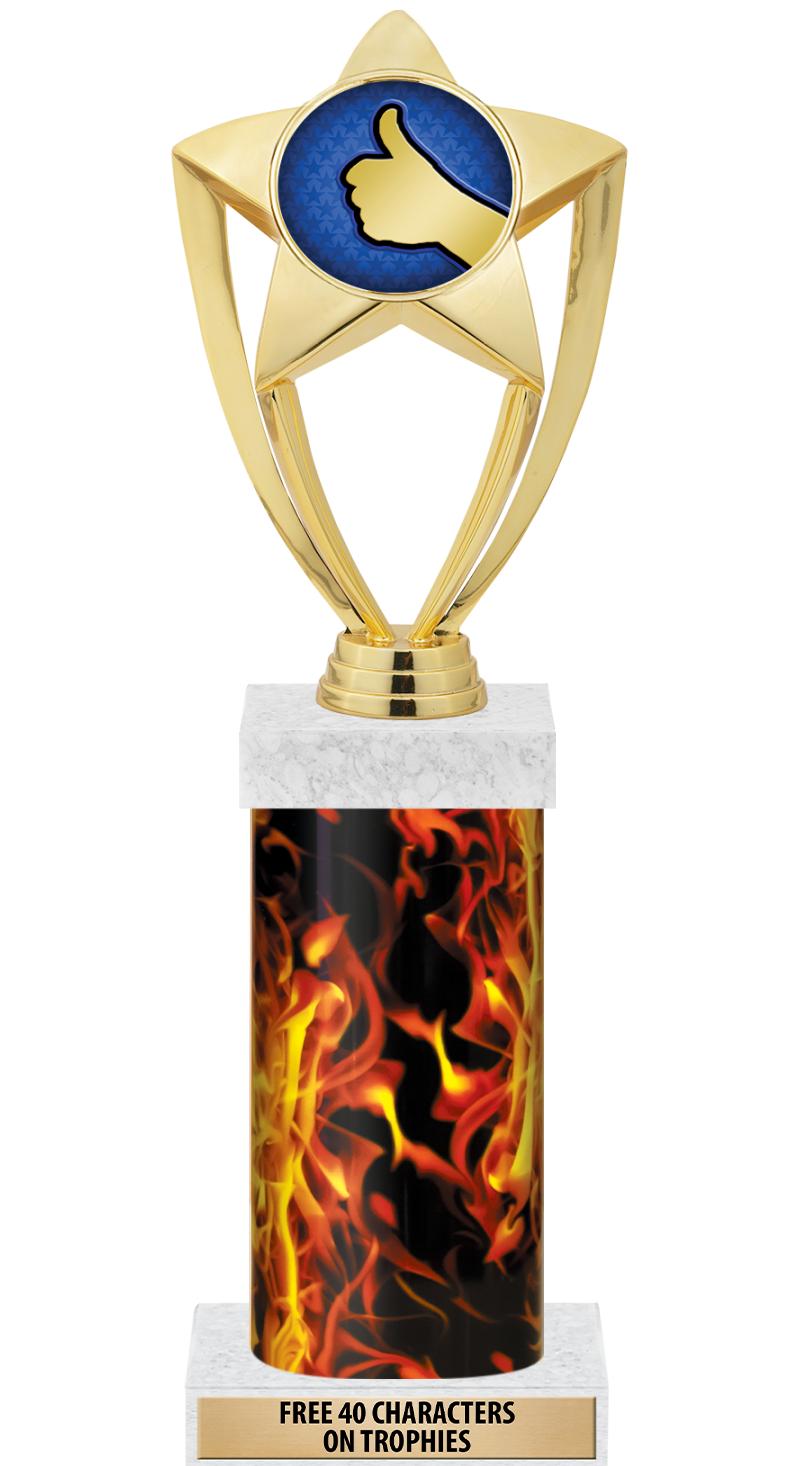 14" INFERNO-GD FIG/SQUARE