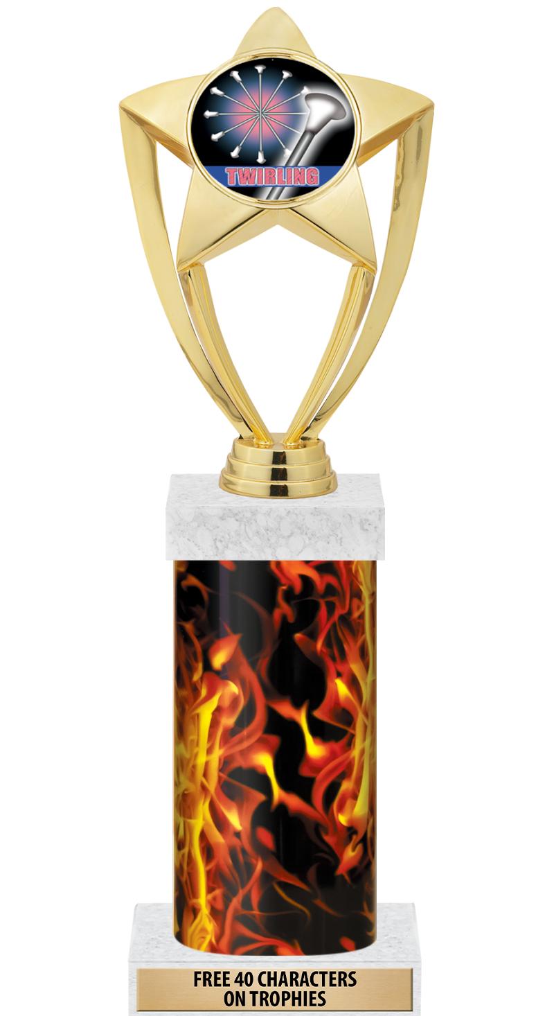 14" INFERNO-GD FIG/SQUARE