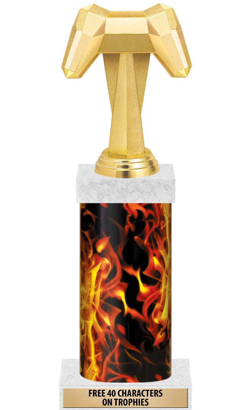 14" INFERNO-GD FIG/SQUARE