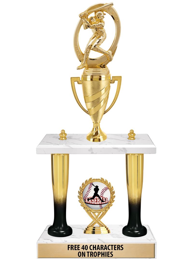 Crown Awards MVP Trophy - 6 Gold Star MVP Recognition Trophies Prime