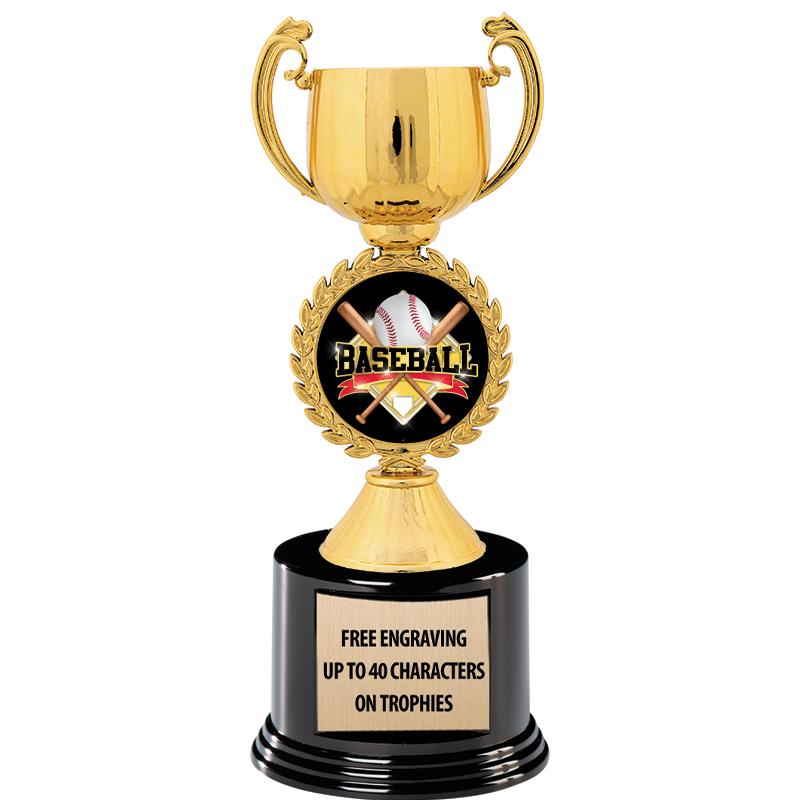 8.75" CHAPLET CUP GLD W/ RND B