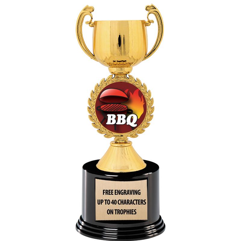 8.75" CHAPLET CUP GLD W/ RND B