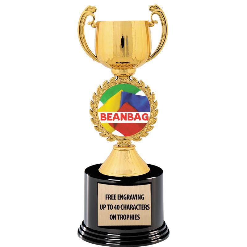 8.75" CHAPLET CUP GLD W/ RND B