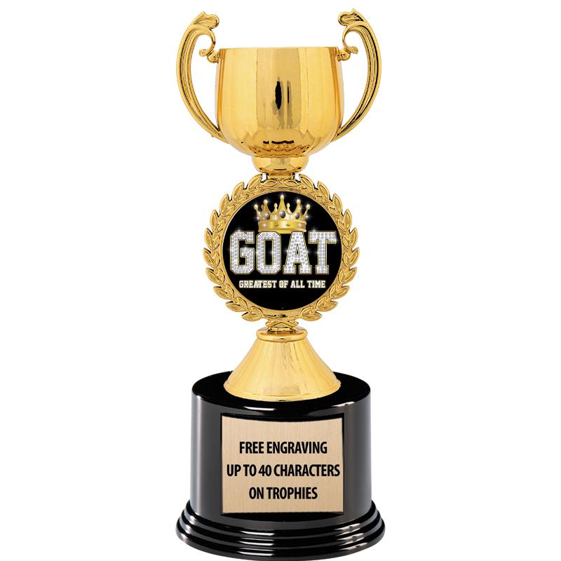 8.75" CHAPLET CUP GLD W/ RND B