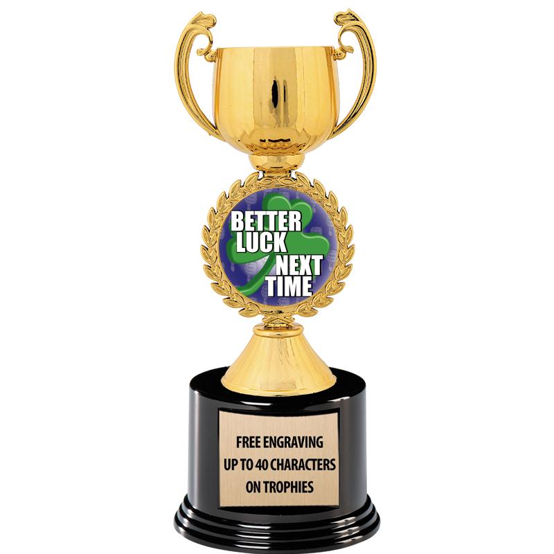 8.75" CHAPLET CUP GLD W/ RND B