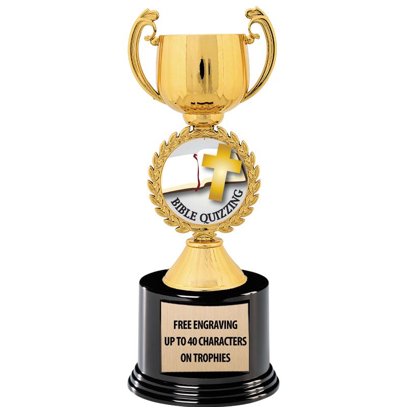 8.75" CHAPLET CUP GLD W/ RND B