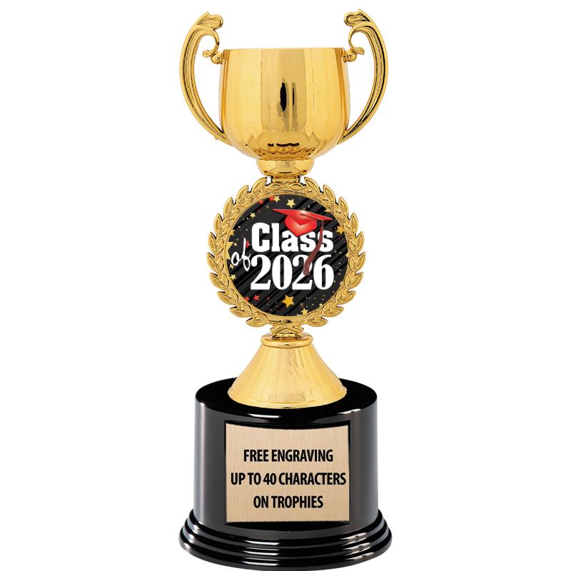 8.75" CHAPLET CUP GLD W/ RND B