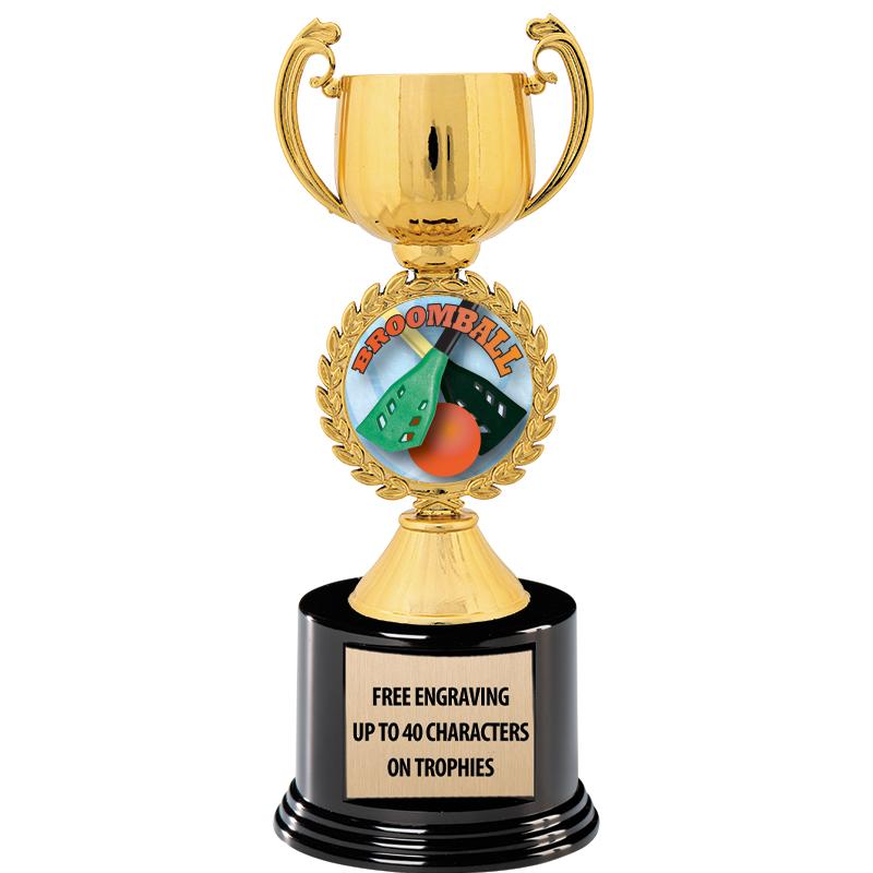 8.75" CHAPLET CUP GLD W/ RND B