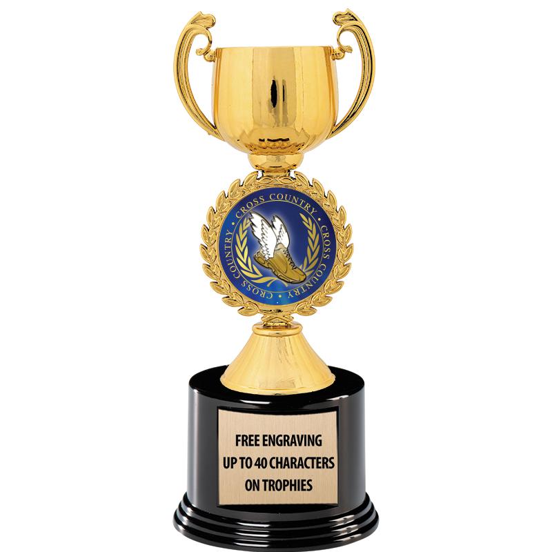 8.75" CHAPLET CUP GLD W/ RND B