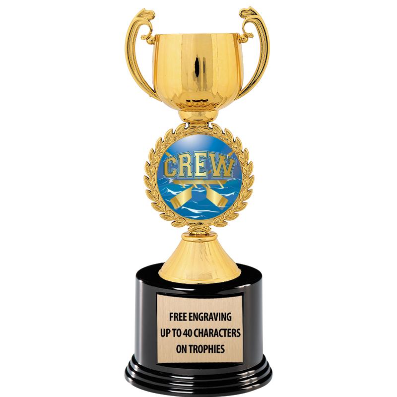 8.75" CHAPLET CUP GLD W/ RND B