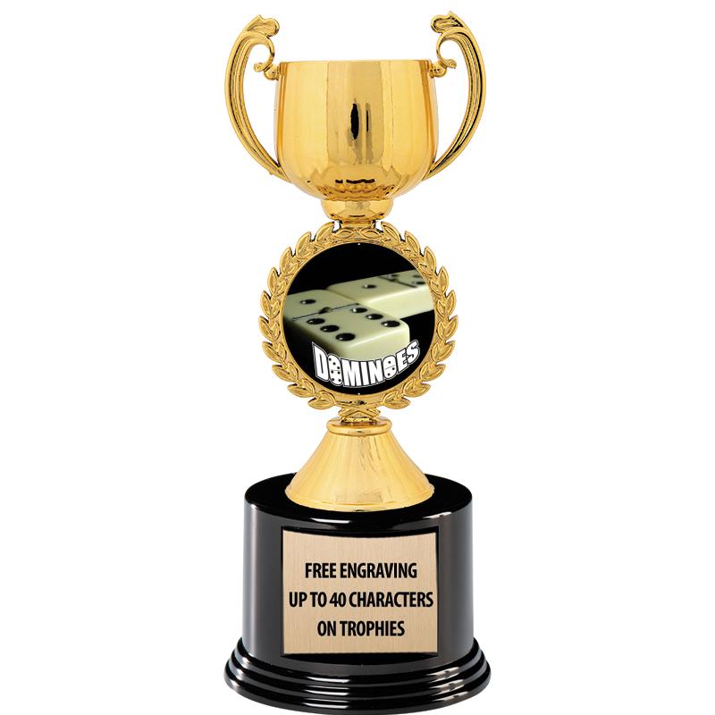 8.75" CHAPLET CUP GLD W/ RND B