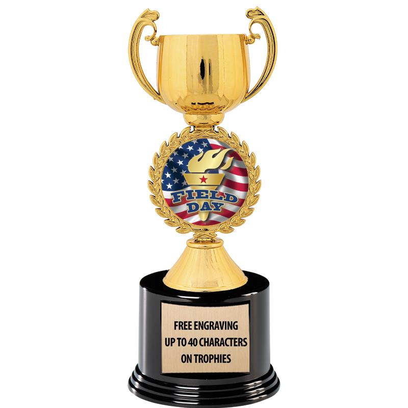 8.75" CHAPLET CUP GLD W/ RND B