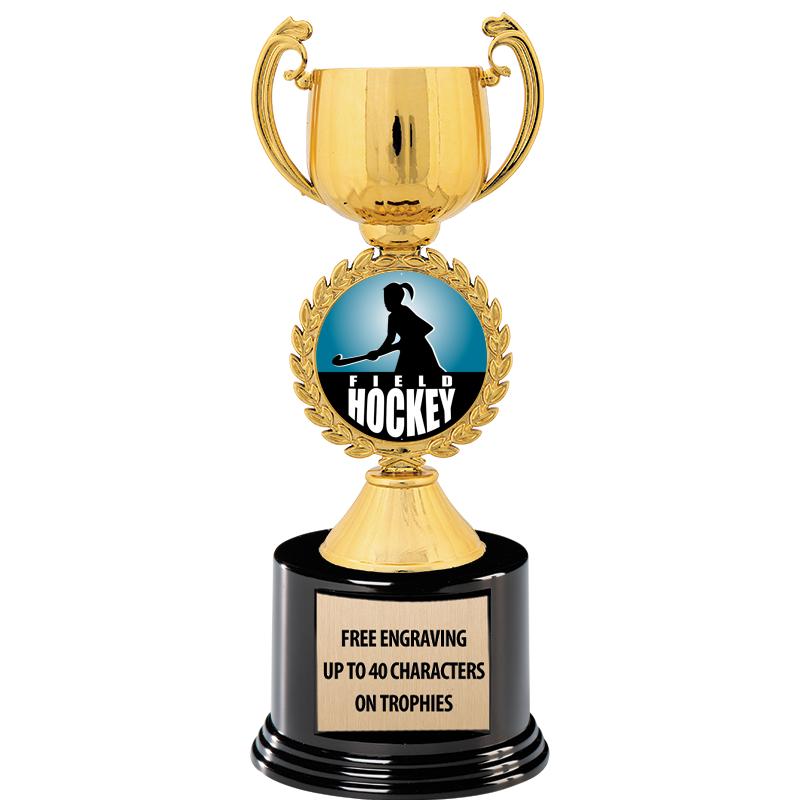 8.75" CHAPLET CUP GLD W/ RND B