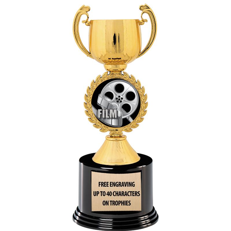 8.75" CHAPLET CUP GLD W/ RND B