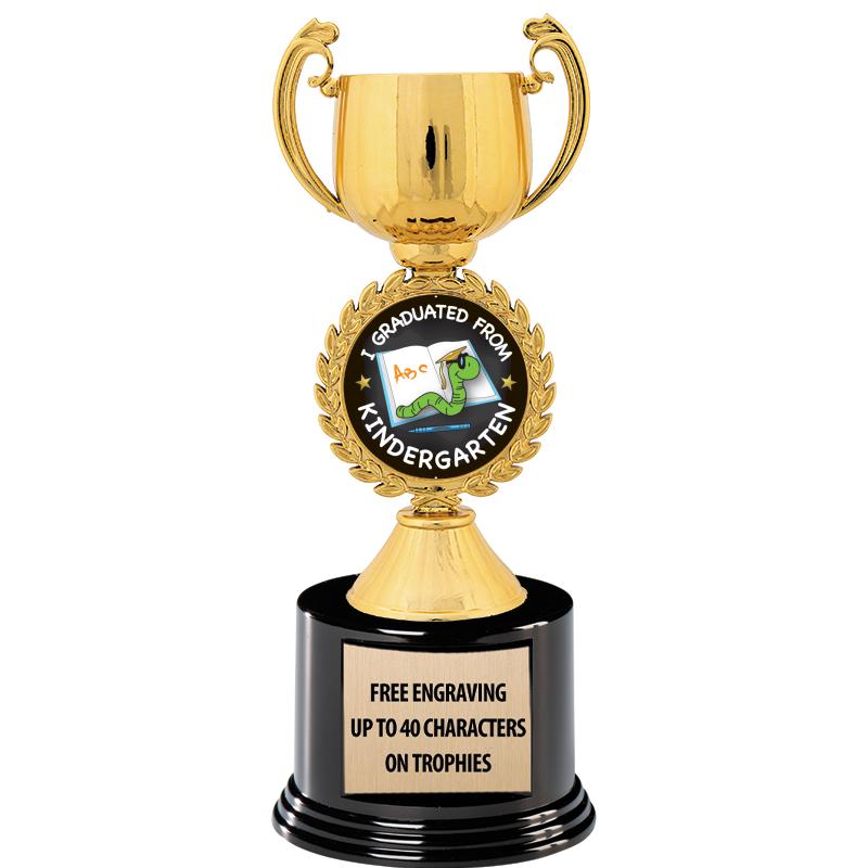 8.75" CHAPLET CUP GLD W/ RND B