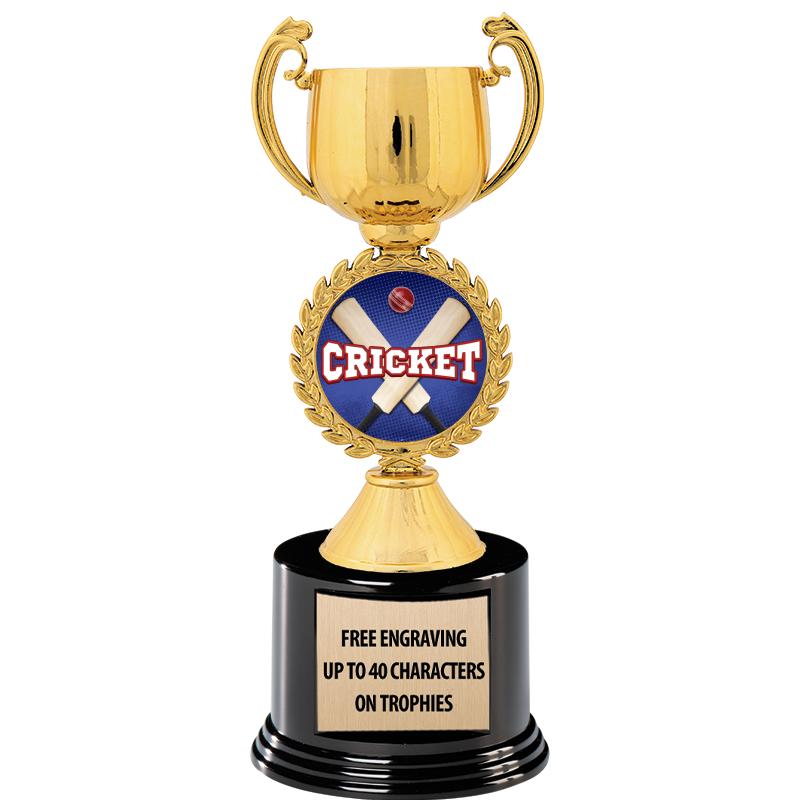 8.75" CHAPLET CUP GLD W/ RND B