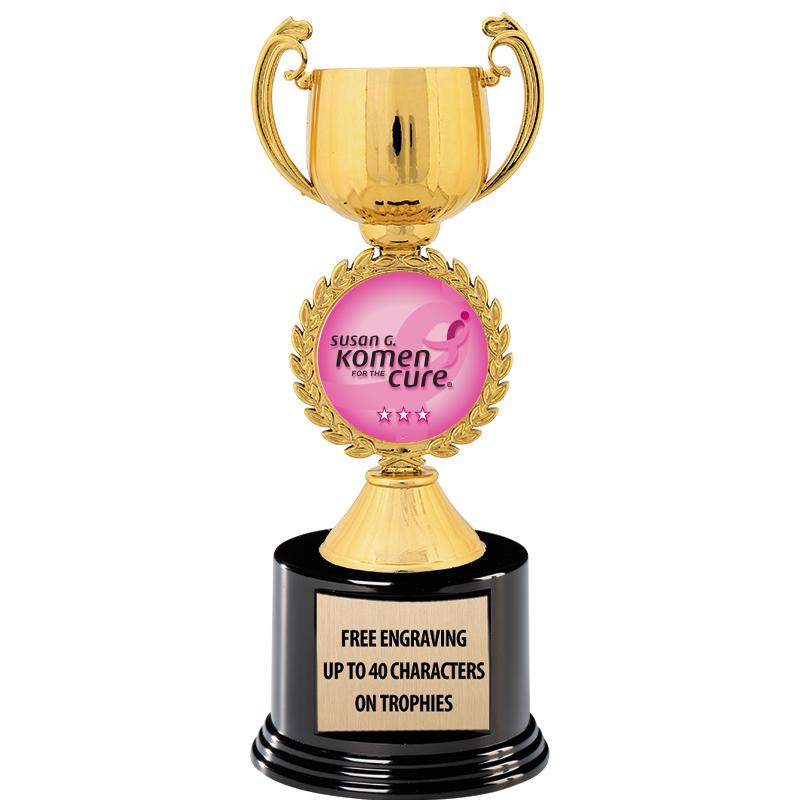 8.75" CHAPLET CUP GLD W/ RND B