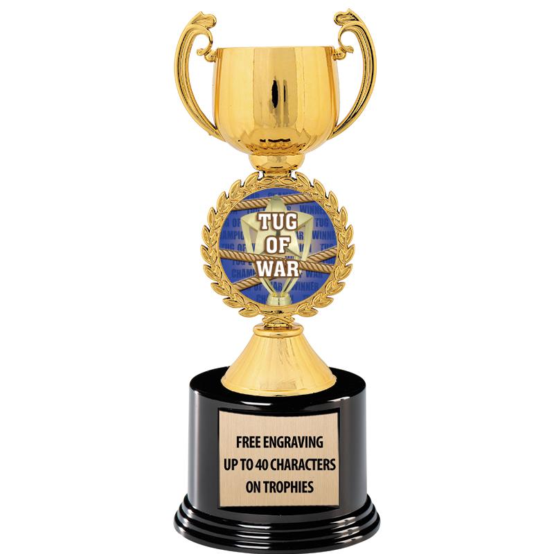 8.75" CHAPLET CUP GLD W/ RND B