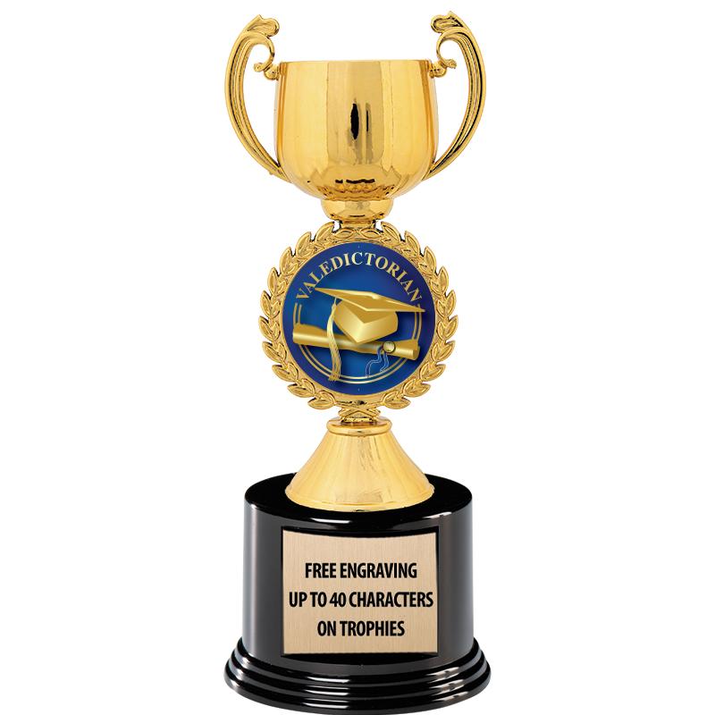 8.75" CHAPLET CUP GLD W/ RND B