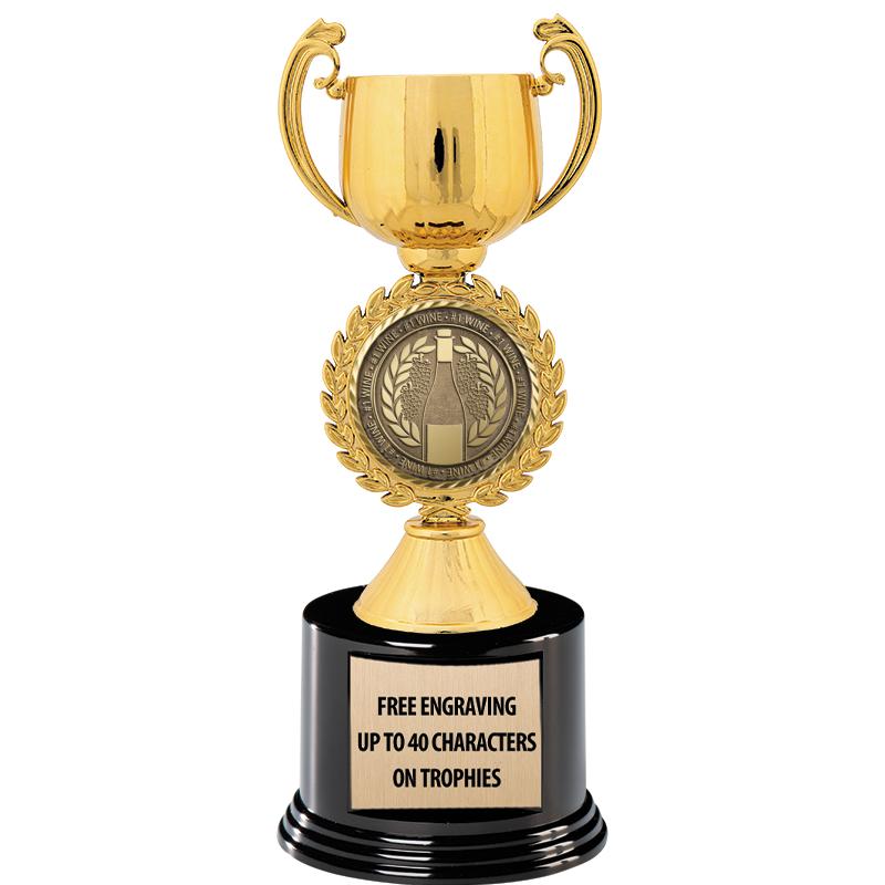 8.75" CHAPLET CUP GLD W/ RND B