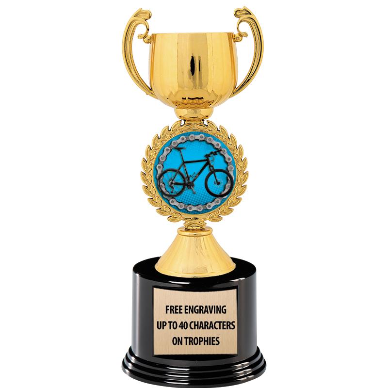 8.75" CHAPLET CUP GLD W/ RND B