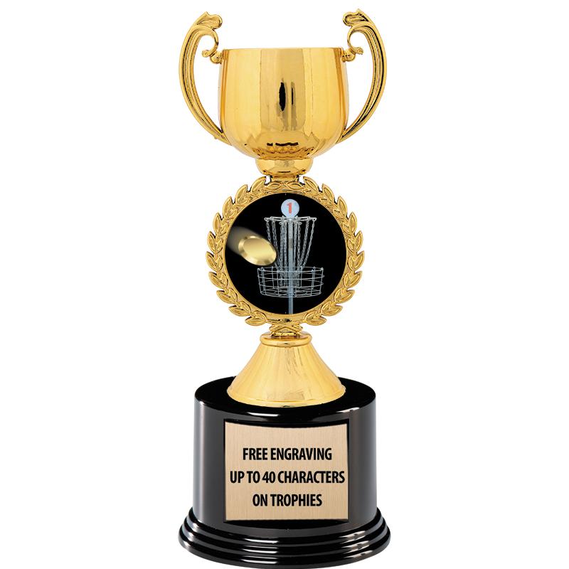 8.75" CHAPLET CUP GLD W/ RND B