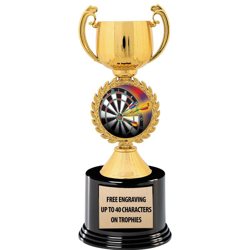 8.75" CHAPLET CUP GLD W/ RND B