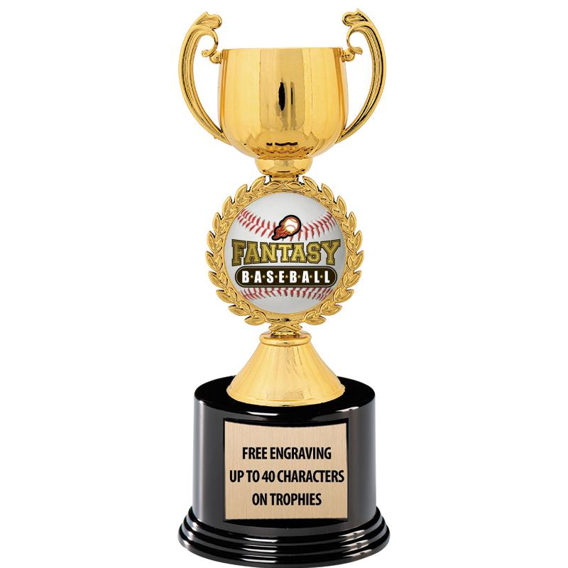 8.75" CHAPLET CUP GLD W/ RND B