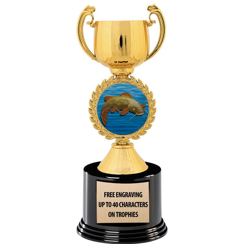 8.75" CHAPLET CUP GLD W/ RND B