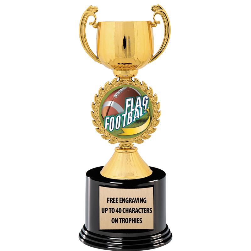 8.75" CHAPLET CUP GLD W/ RND B