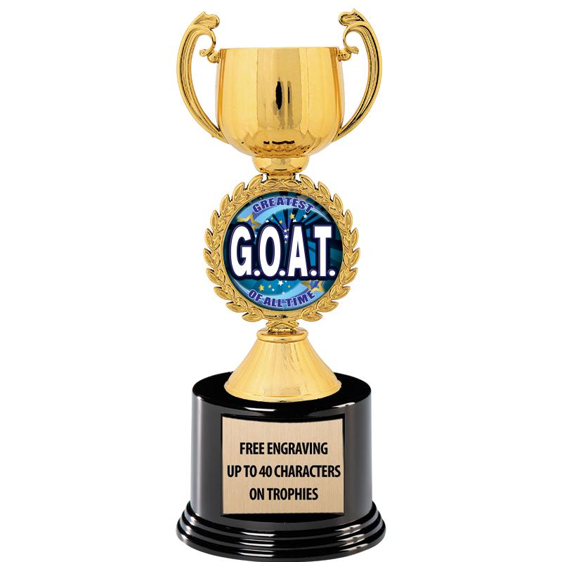 8.75" CHAPLET CUP GLD W/ RND B