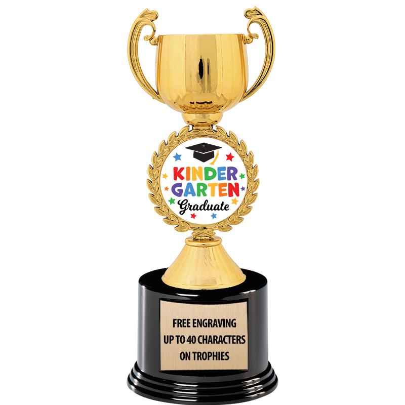 8.75" CHAPLET CUP GLD W/ RND B