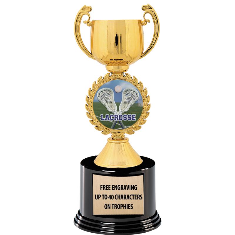 8.75" CHAPLET CUP GLD W/ RND B