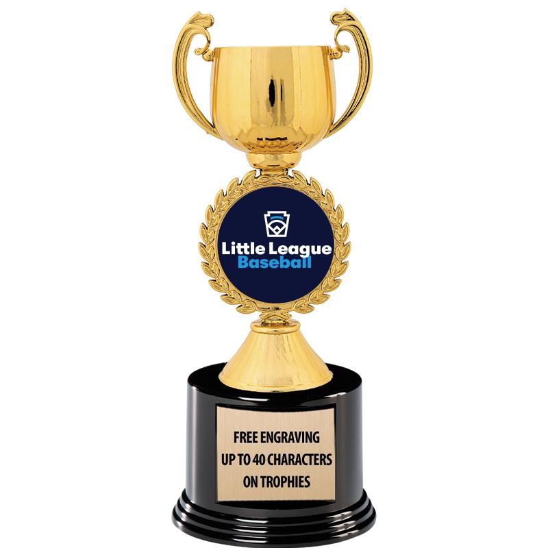 8.75" CHAPLET CUP GLD W/ RND B