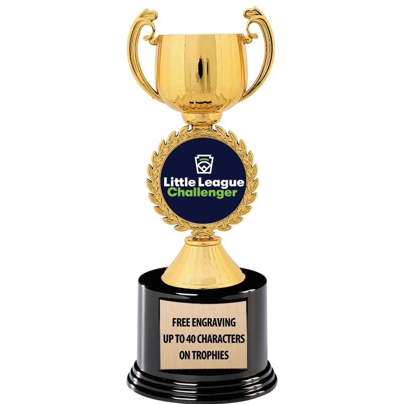 8.75" CHAPLET CUP GLD W/ RND B