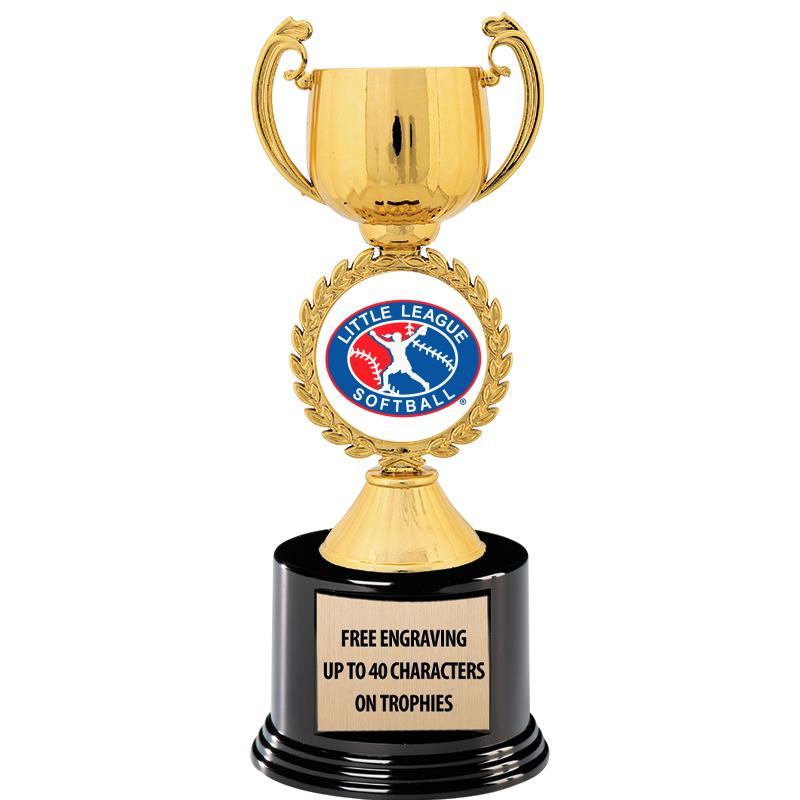 8.75" CHAPLET CUP GLD W/ RND B