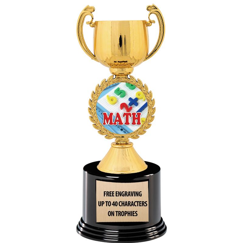 8.75" CHAPLET CUP GLD W/ RND B