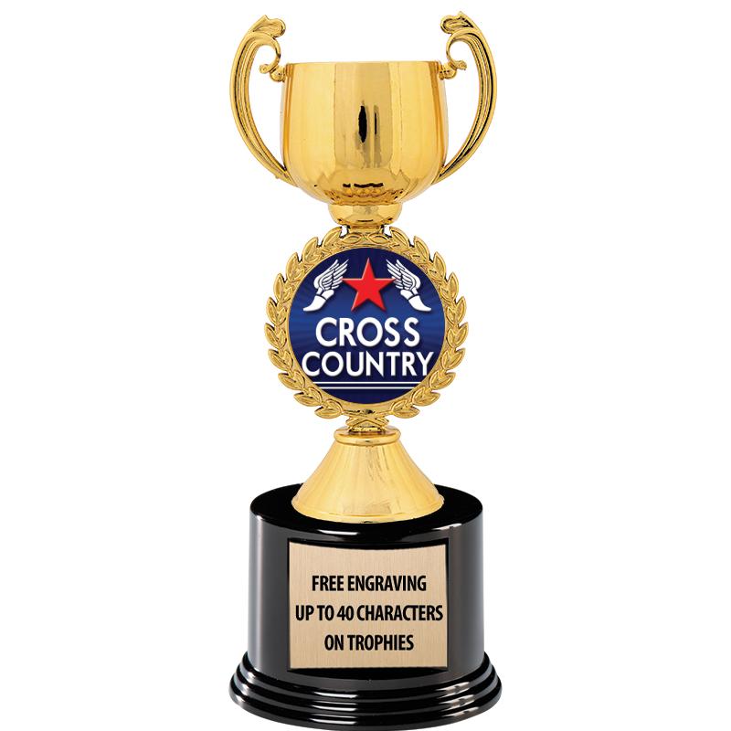 8.75" CHAPLET CUP GLD W/ RND B