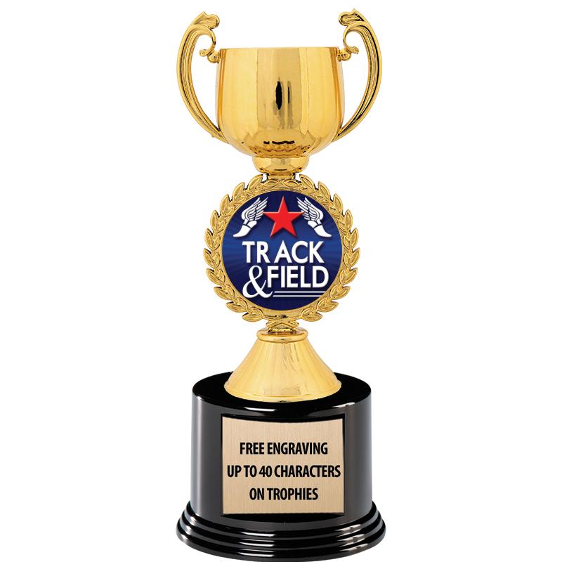 8.75" CHAPLET CUP GLD W/ RND B