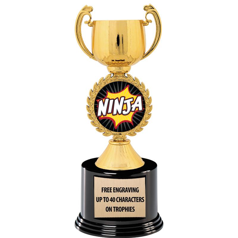 8.75" CHAPLET CUP GLD W/ RND B