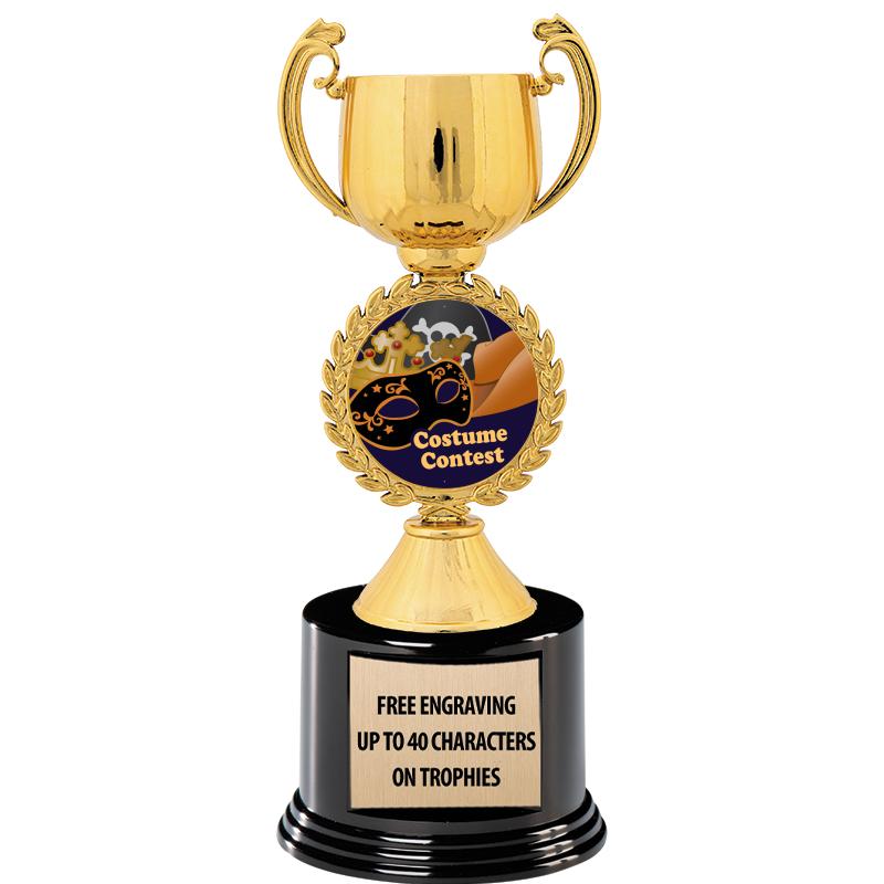 8.75" CHAPLET CUP GLD W/ RND B